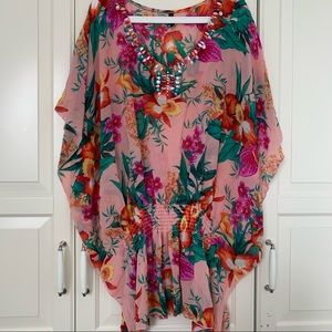 Victoria Secret Floral Swim Dress and Coverup